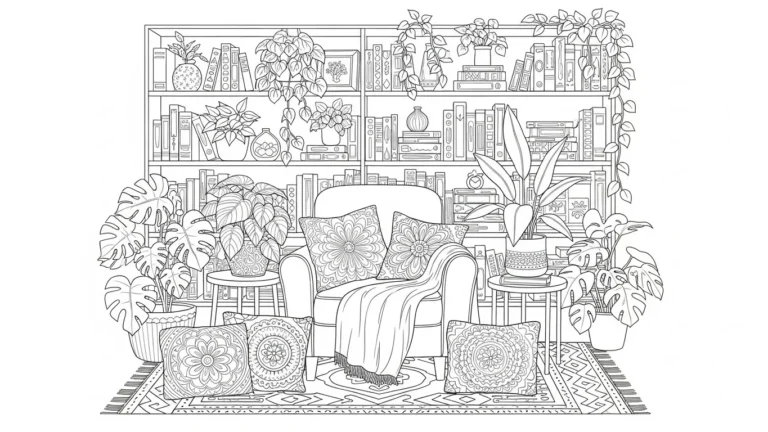 20 Aesthetic Adult Coloring Pages for Ultimate Relaxation