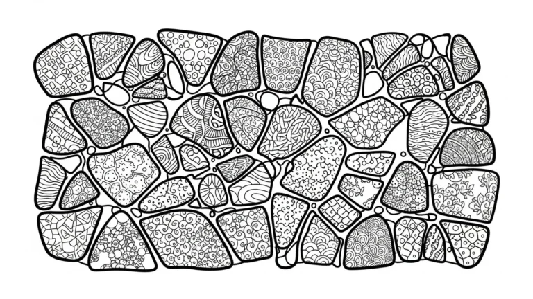 23 Zentangle Adult Coloring Pages for Creative Flow