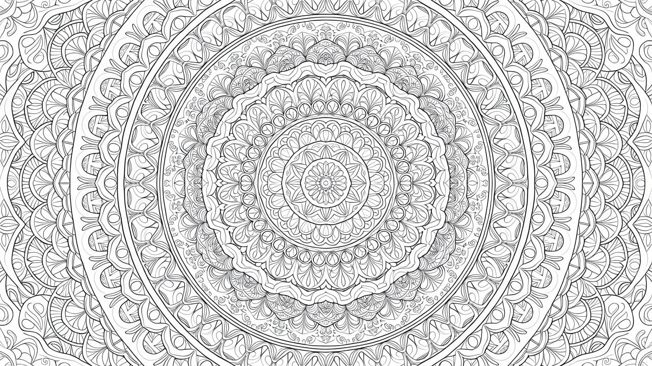 18 Complex Coloring Pages for Deep Focus Moments