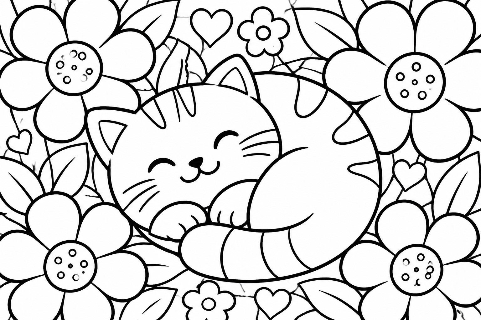 22 Easy Cute Coloring Pages for Adults Made With Large Simple Shapes